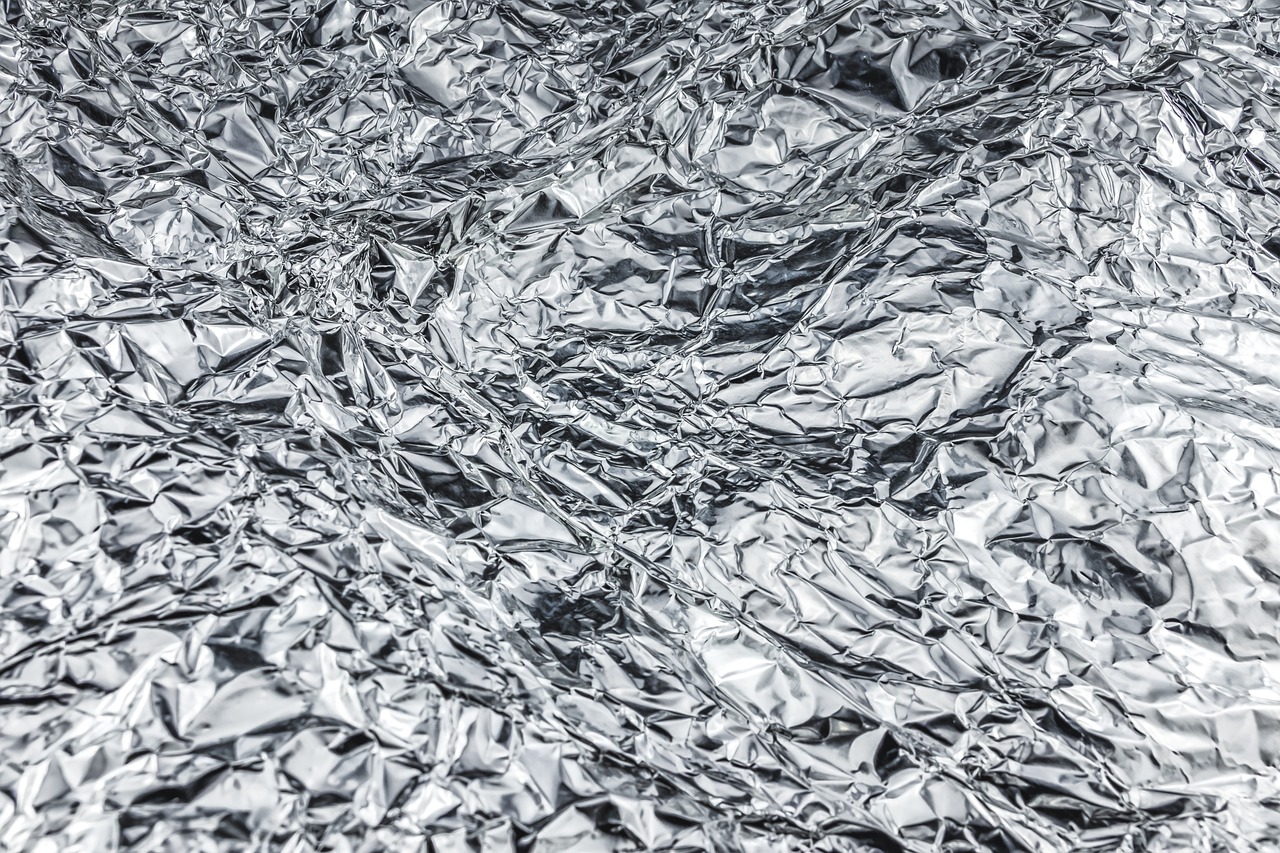 Feuille D'Aluminium, Abstrait, Texture